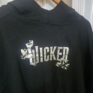 Wicked Black Graphic Hoodie for Women